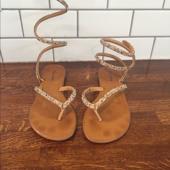 Zigi Soho Shoes - Zigisoho sparkle ankle wrap sandal